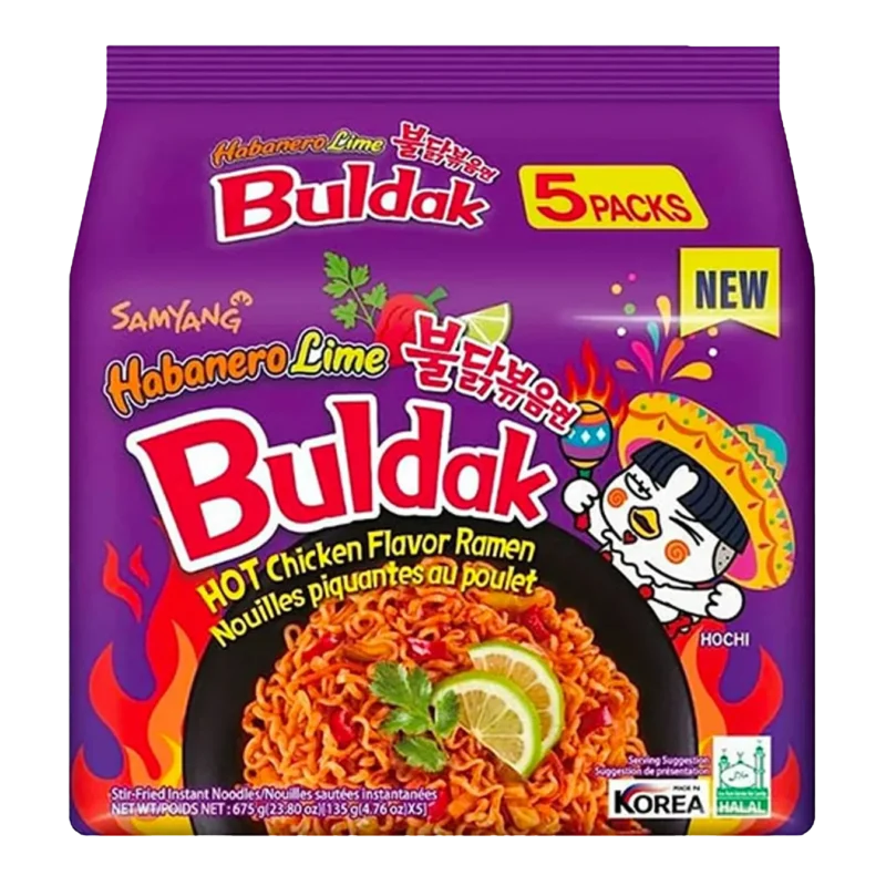 SAMYANG Buldak Habanero Lime 5 pack