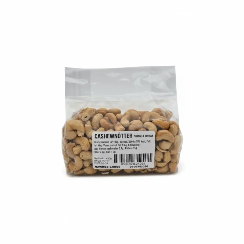 NAWROZ GROSS Cashewnötter Saltad & Rostad
