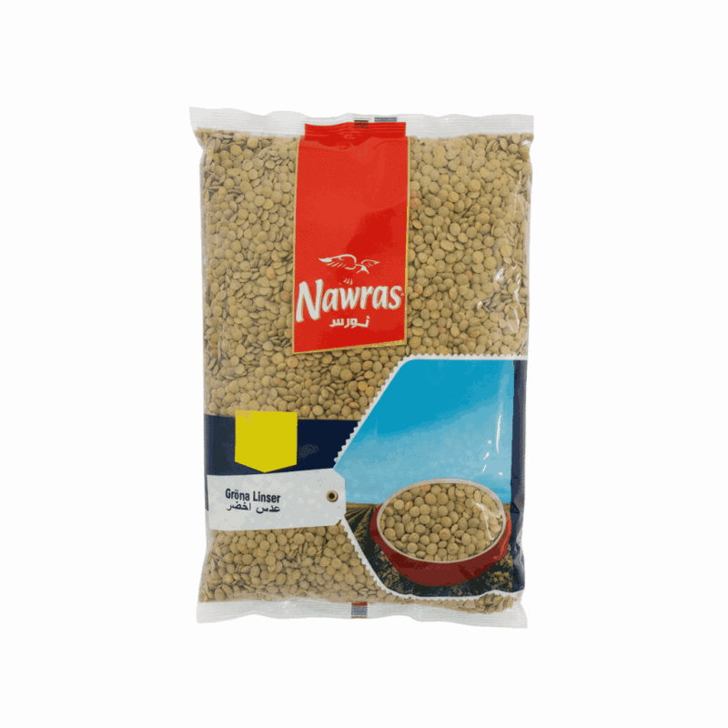 Nawras Gröna Linser 2Kg