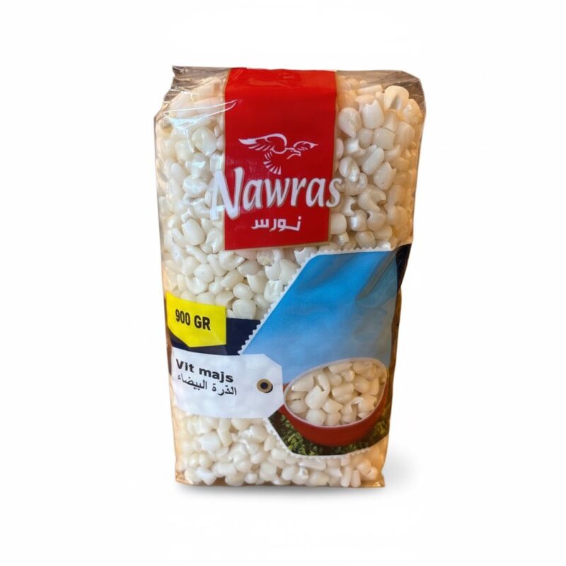 Nawras Vit majs 900g