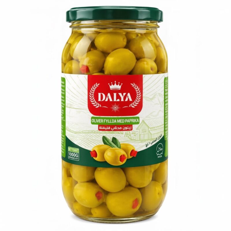 DALYA OLIVER FYLLDA MED PAPRIKA 1Kg