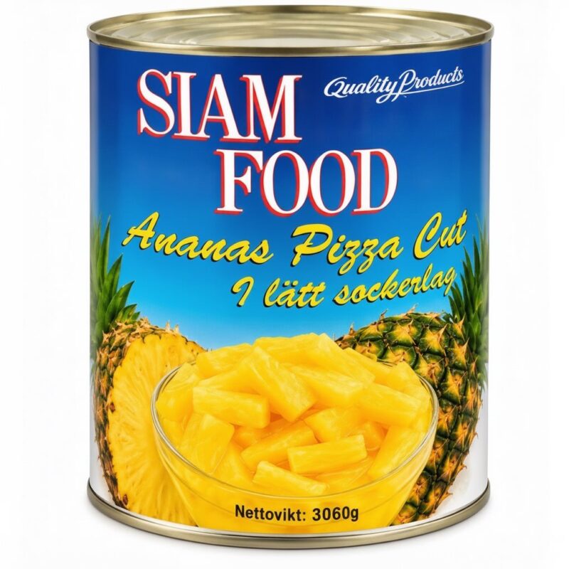 SIAM FOOD Ananas Pizza Cut 3060g